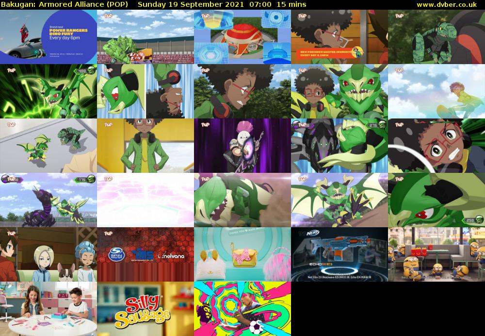 Bakugan: Armored Alliance (POP) Sunday 19 September 2021 07:00 - 07:15