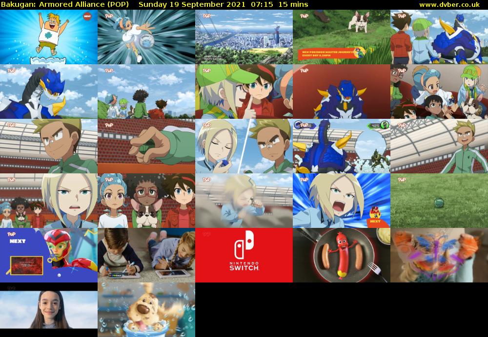 Bakugan: Armored Alliance (POP) Sunday 19 September 2021 07:15 - 07:30