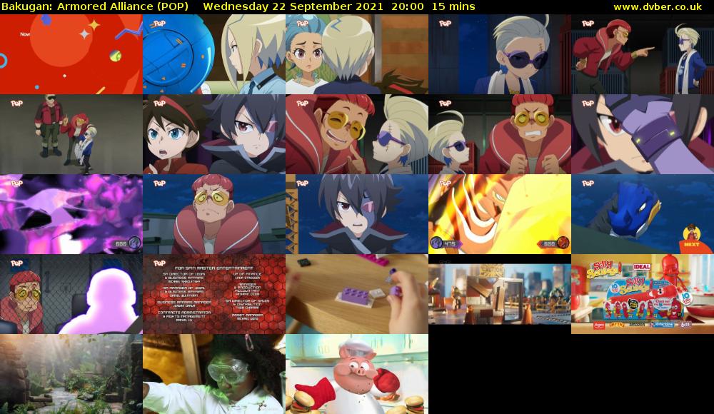 Bakugan: Armored Alliance (POP) Wednesday 22 September 2021 20:00 - 20:15