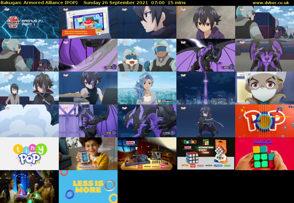 Bakugan: Armored Alliance (POP) Sunday 26 September 2021 07:00 - 07:15