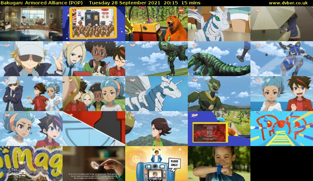 Bakugan: Armored Alliance (POP) Tuesday 28 September 2021 20:15 - 20:30