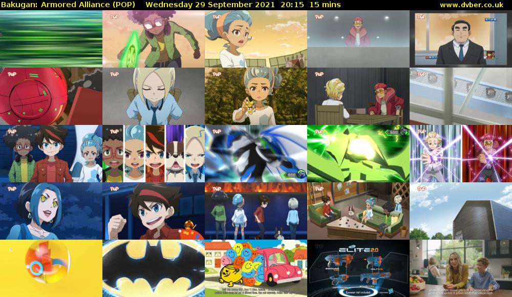 Bakugan: Armored Alliance (POP) Wednesday 29 September 2021 20:15 - 20:30