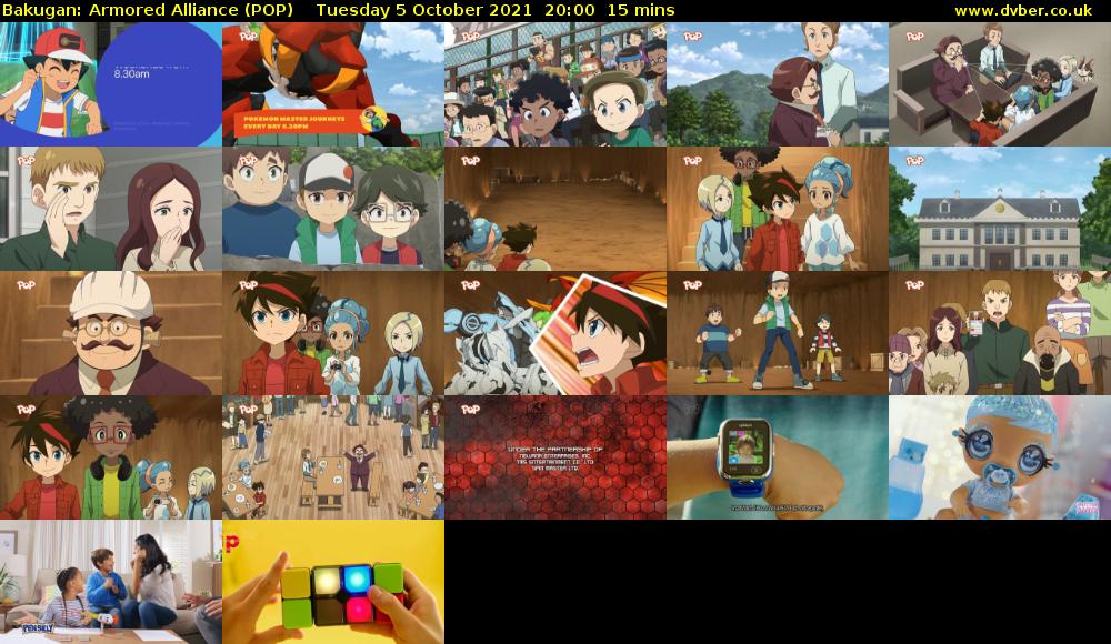 Bakugan: Armored Alliance (POP) Tuesday 5 October 2021 20:00 - 20:15