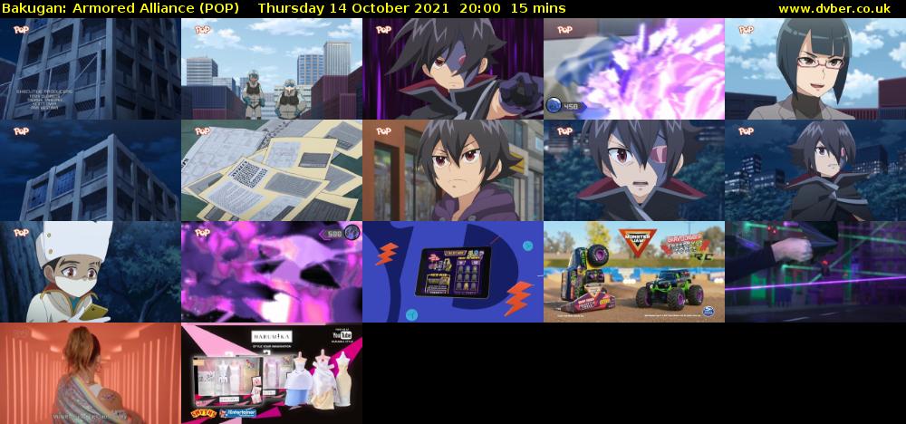Bakugan: Armored Alliance (POP) Thursday 14 October 2021 20:00 - 20:15