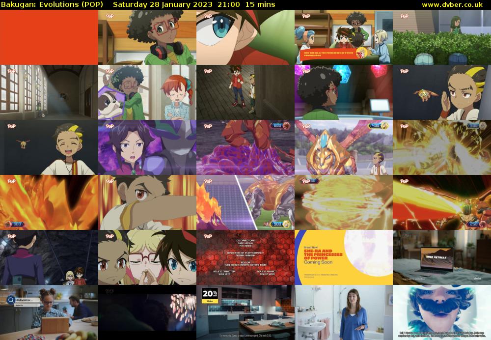 Bakugan: Evolutions (POP) Saturday 28 January 2023 21:00 - 21:15