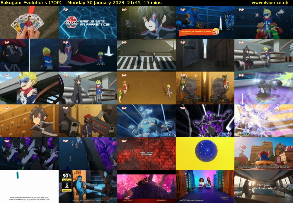 Bakugan: Evolutions (POP) Monday 30 January 2023 21:45 - 22:00