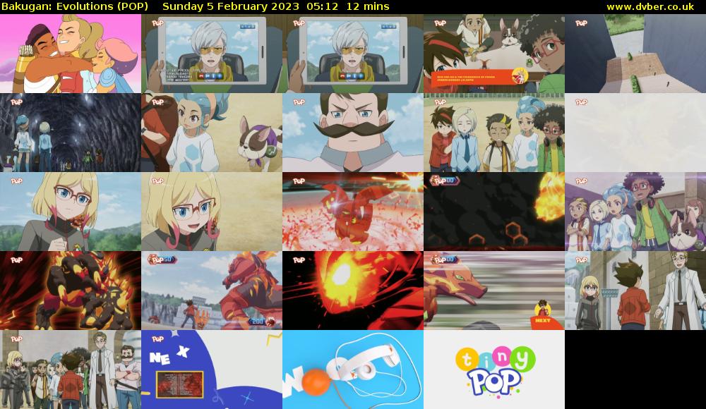 Bakugan: Evolutions (POP) Sunday 5 February 2023 05:12 - 05:24