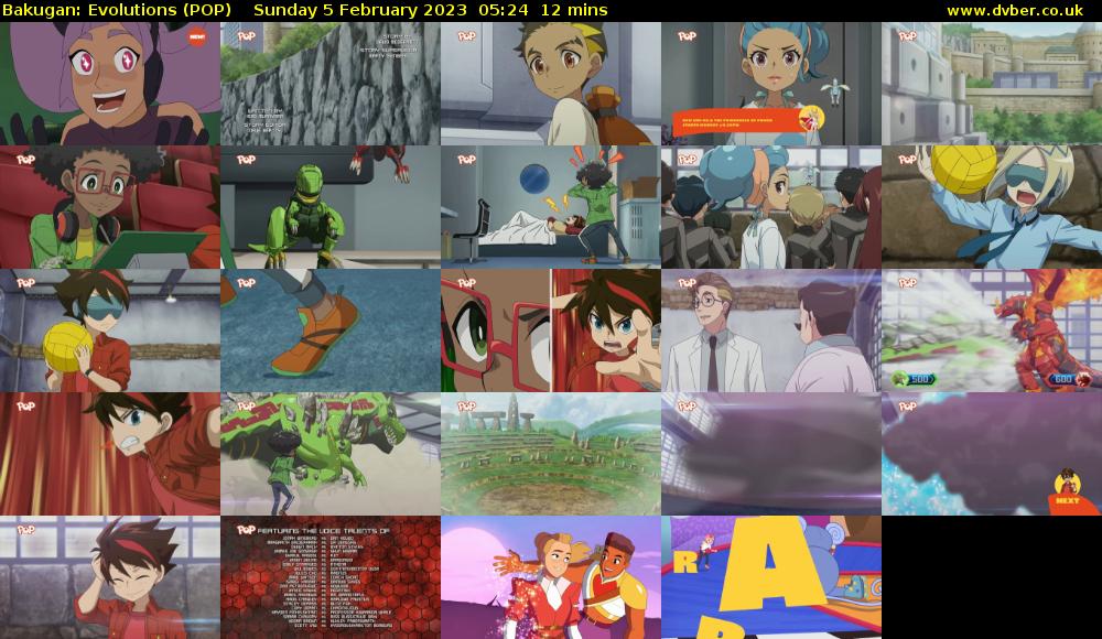 Bakugan: Evolutions (POP) Sunday 5 February 2023 05:24 - 05:36