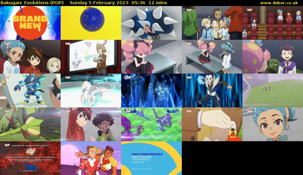 Bakugan: Evolutions (POP) Sunday 5 February 2023 05:36 - 05:48
