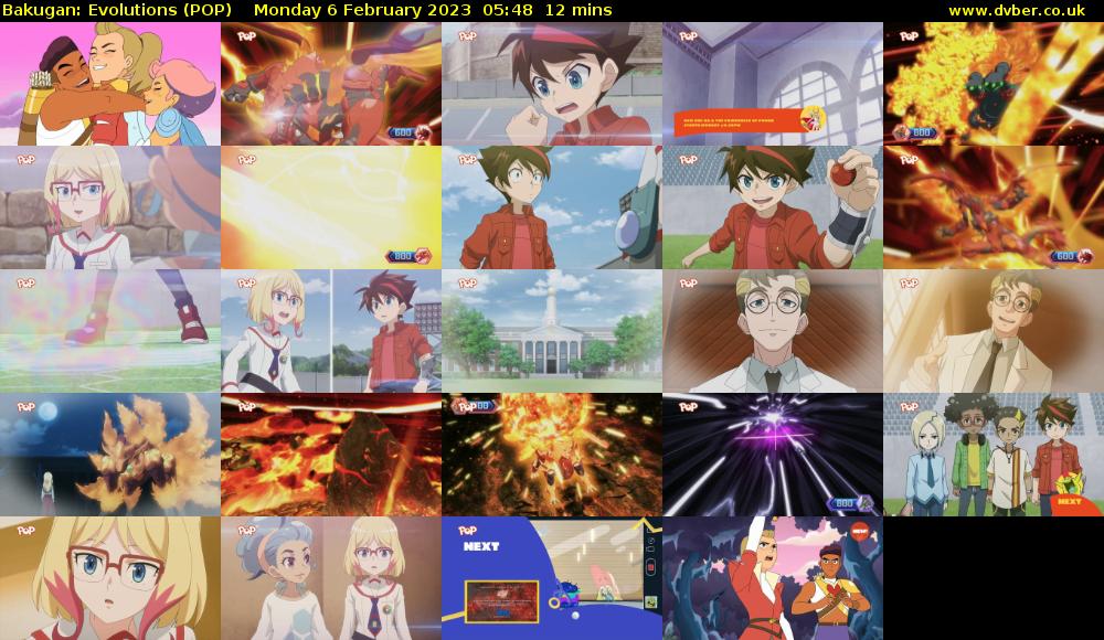 Bakugan: Evolutions (POP) Monday 6 February 2023 05:48 - 06:00