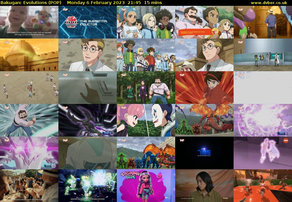 Bakugan: Evolutions (POP) Monday 6 February 2023 21:45 - 22:00