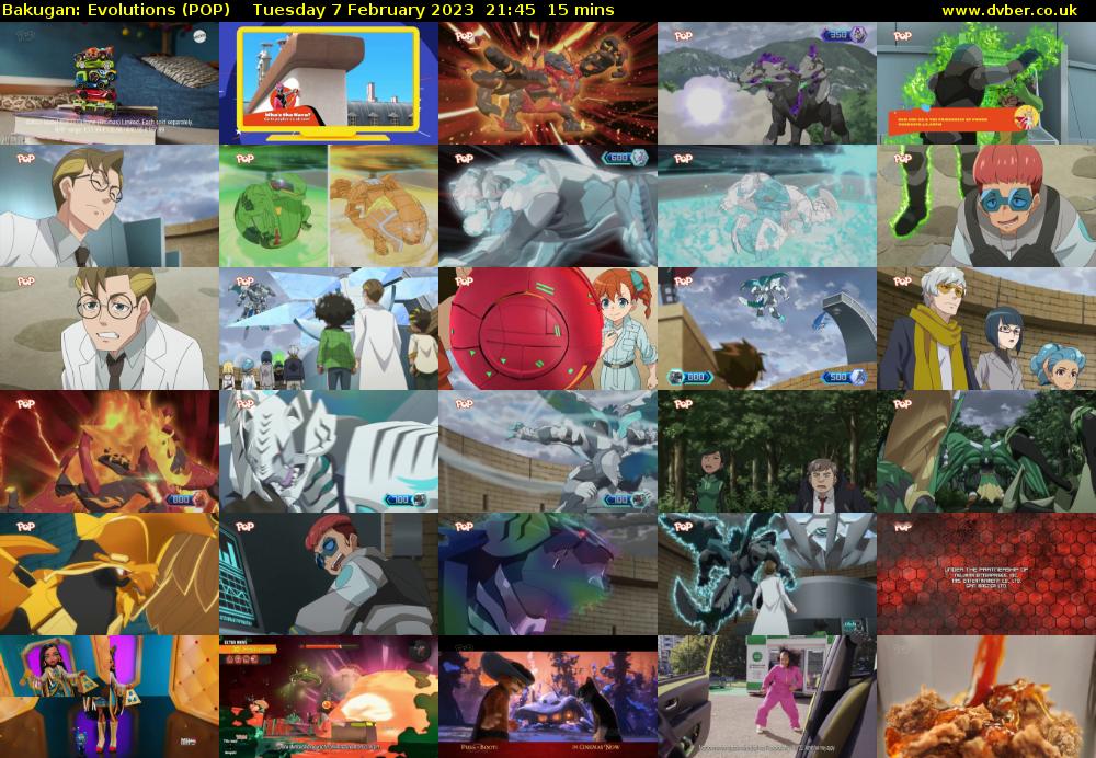 Bakugan: Evolutions (POP) Tuesday 7 February 2023 21:45 - 22:00