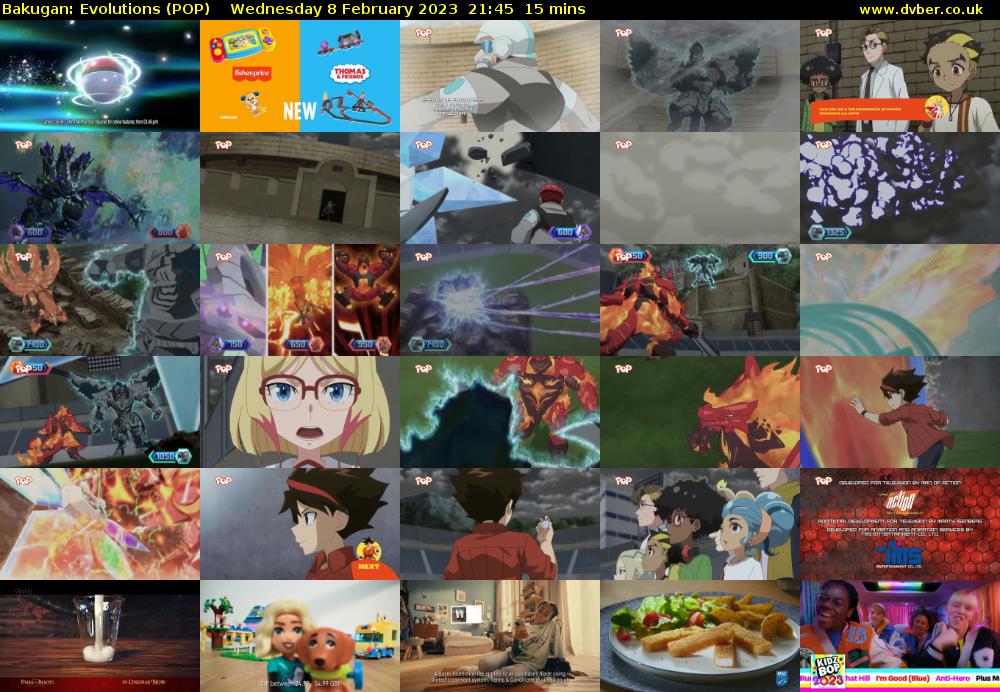 Bakugan: Evolutions (POP) Wednesday 8 February 2023 21:45 - 22:00