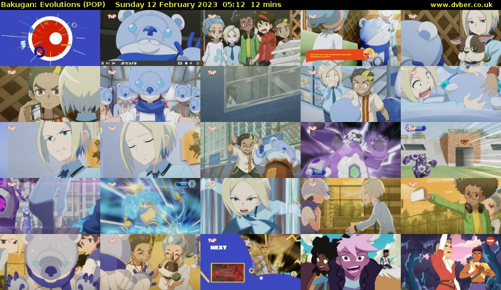 Bakugan: Evolutions (POP) Sunday 12 February 2023 05:12 - 05:24