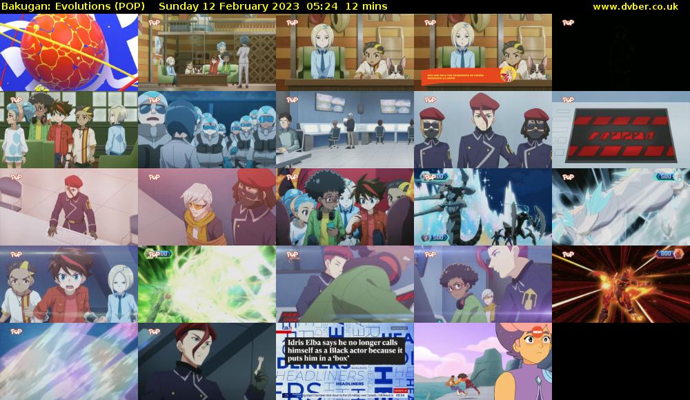 Bakugan: Evolutions (POP) Sunday 12 February 2023 05:24 - 05:36