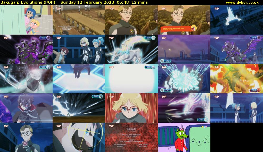 Bakugan: Evolutions (POP) Sunday 12 February 2023 05:48 - 06:00