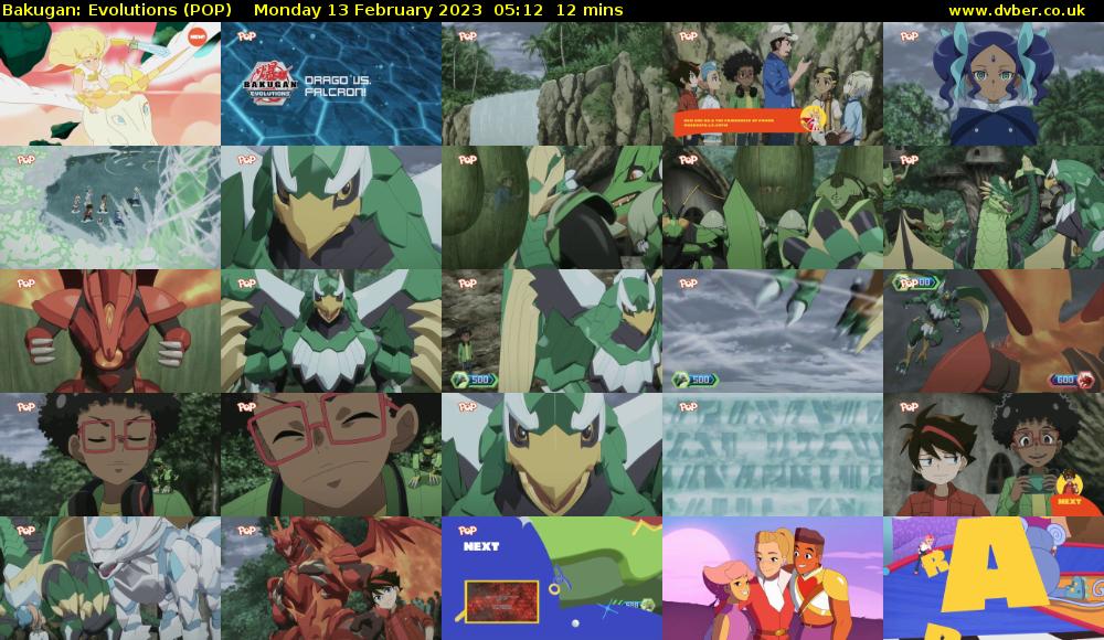 Bakugan: Evolutions (POP) Monday 13 February 2023 05:12 - 05:24