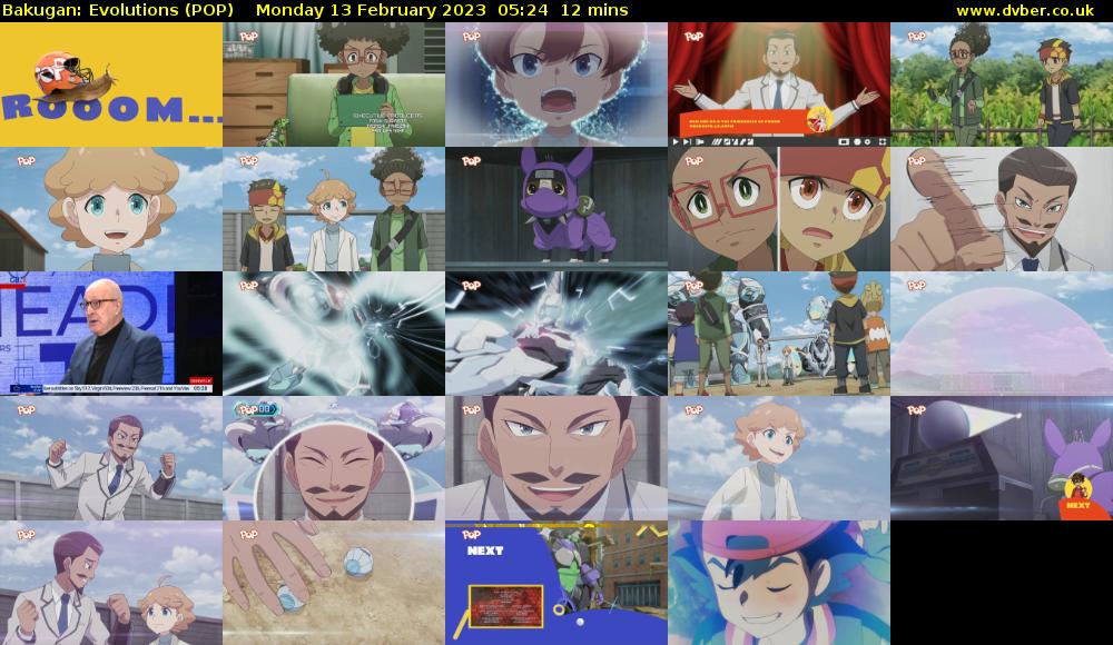 Bakugan: Evolutions (POP) Monday 13 February 2023 05:24 - 05:36