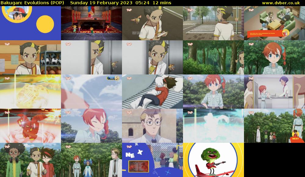 Bakugan: Evolutions (POP) Sunday 19 February 2023 05:24 - 05:36