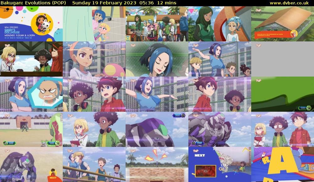 Bakugan: Evolutions (POP) Sunday 19 February 2023 05:36 - 05:48