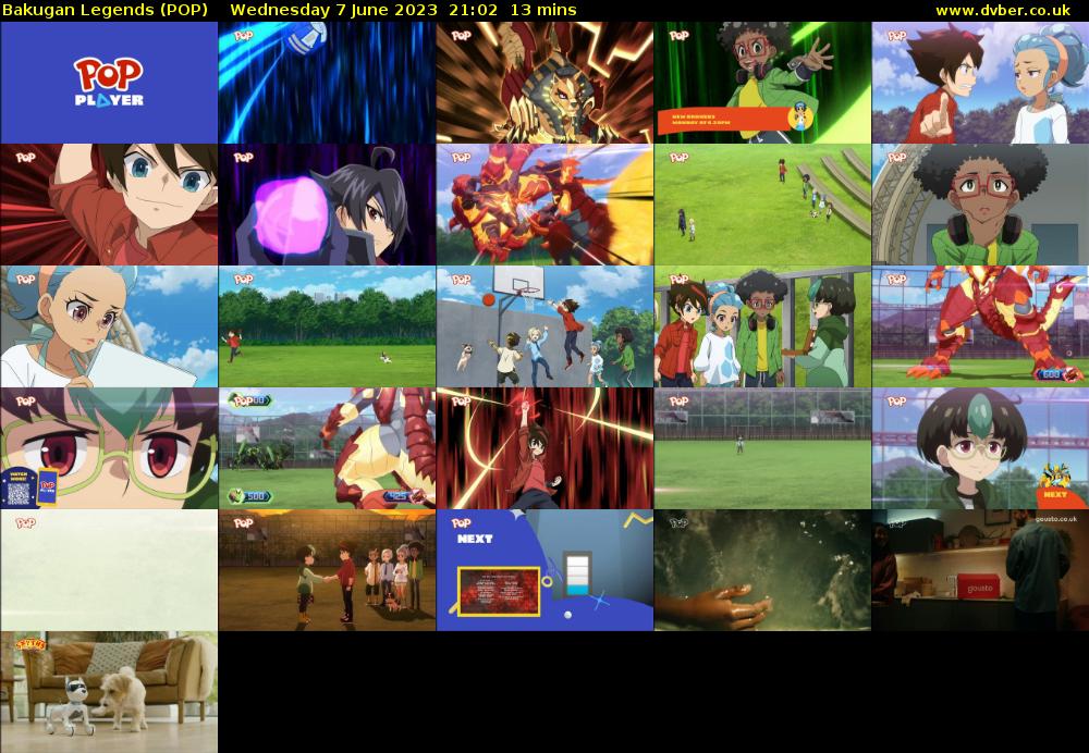 Bakugan Legends (POP) Wednesday 7 June 2023 21:02 - 21:15
