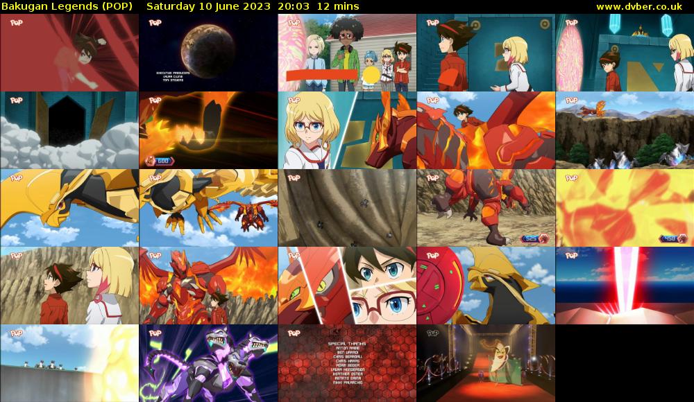 Bakugan Legends (POP) Saturday 10 June 2023 20:03 - 20:15