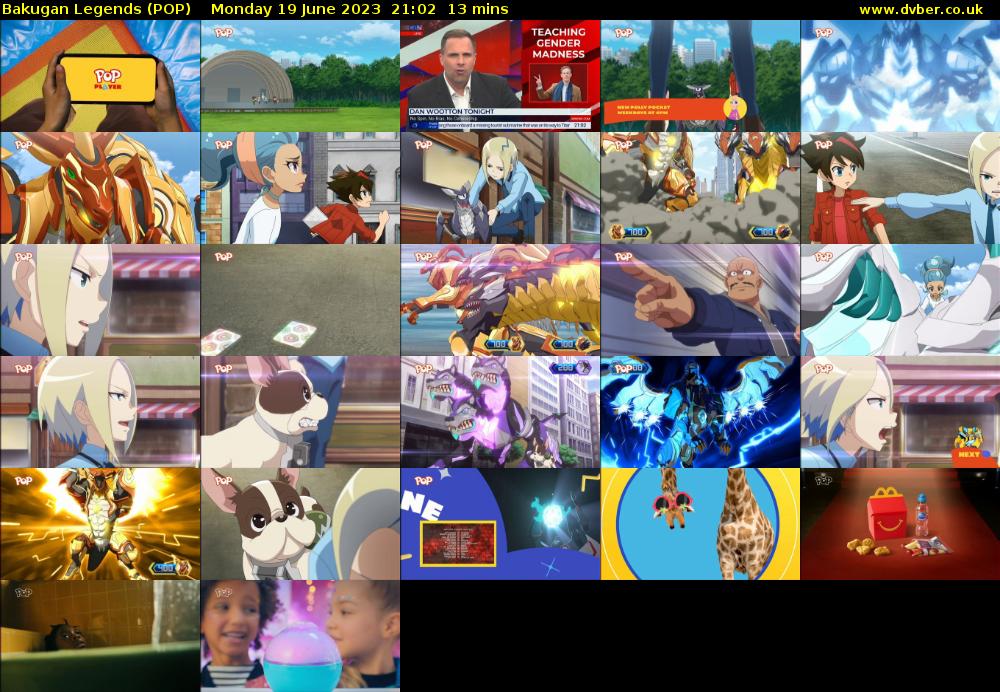 Bakugan Legends (POP) Monday 19 June 2023 21:02 - 21:15