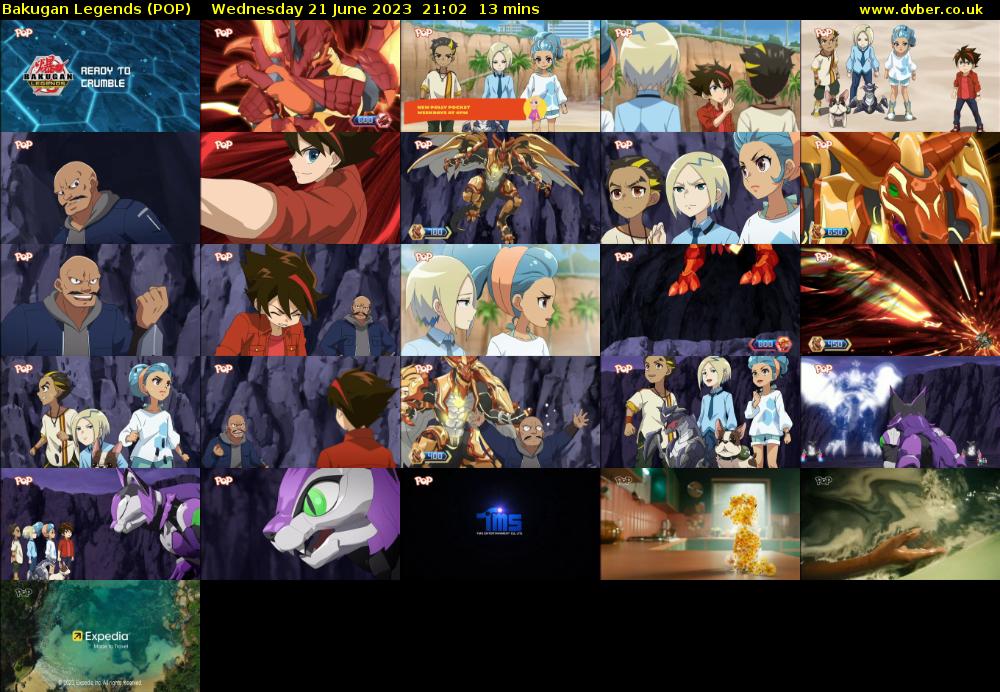 Bakugan Legends (POP) Wednesday 21 June 2023 21:02 - 21:15