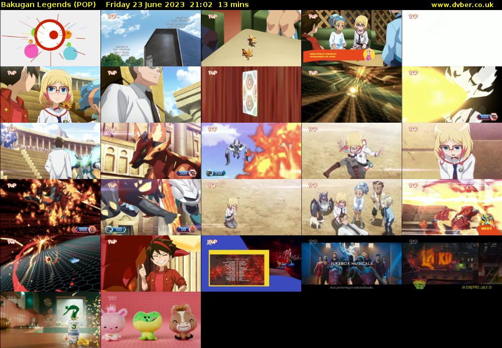Bakugan Legends (POP) Friday 23 June 2023 21:02 - 21:15