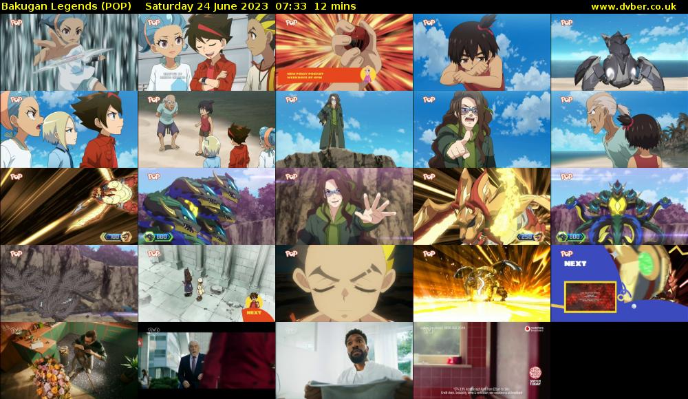 Bakugan Legends (POP) Saturday 24 June 2023 07:33 - 07:45