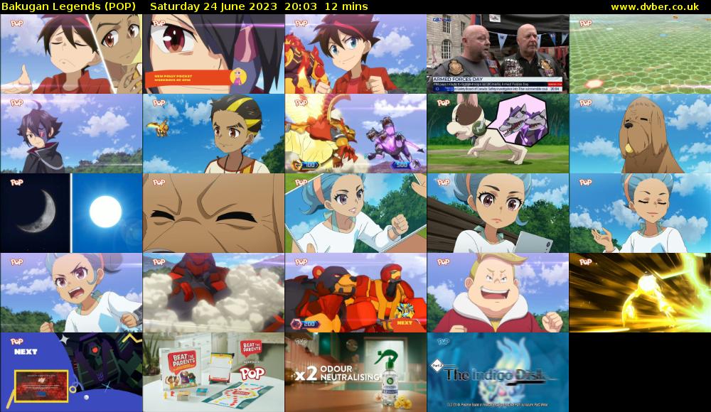 Bakugan Legends (POP) Saturday 24 June 2023 20:03 - 20:15
