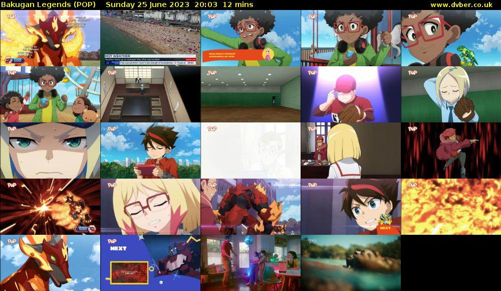 Bakugan Legends (POP) Sunday 25 June 2023 20:03 - 20:15