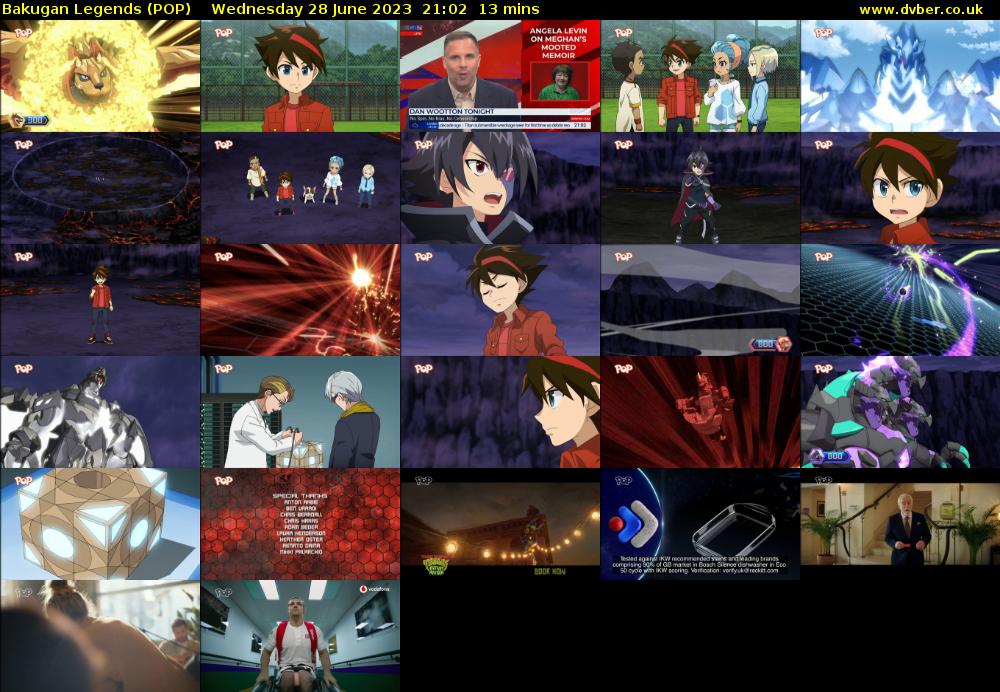 Bakugan Legends (POP) Wednesday 28 June 2023 21:02 - 21:15