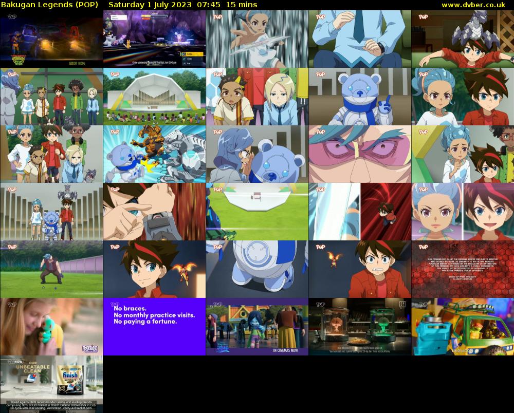 Bakugan Legends (POP) Saturday 1 July 2023 07:45 - 08:00