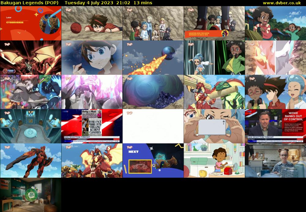 Bakugan Legends (POP) Tuesday 4 July 2023 21:02 - 21:15