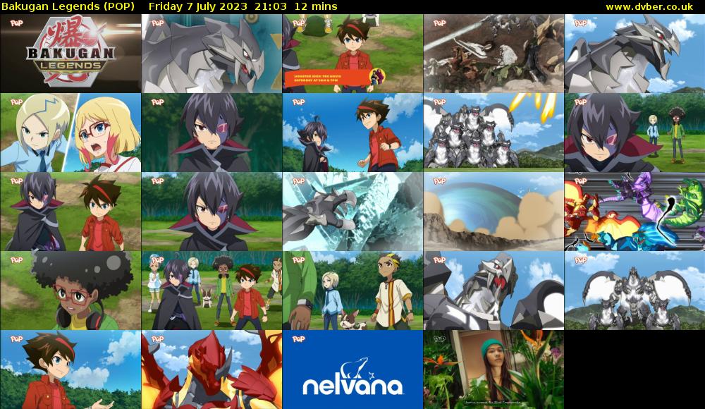 Bakugan Legends (POP) Friday 7 July 2023 21:03 - 21:15