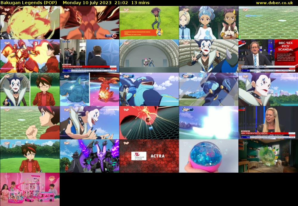 Bakugan Legends (POP) Monday 10 July 2023 21:02 - 21:15