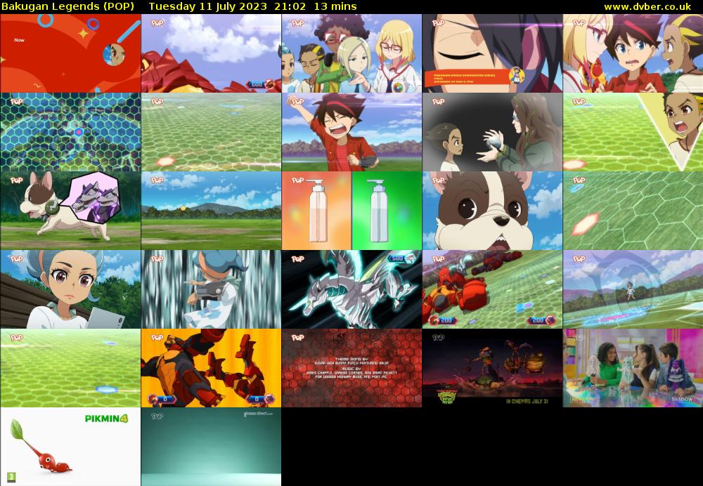 Bakugan Legends (POP) Tuesday 11 July 2023 21:02 - 21:15