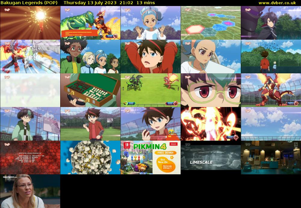 Bakugan Legends (POP) Thursday 13 July 2023 21:02 - 21:15