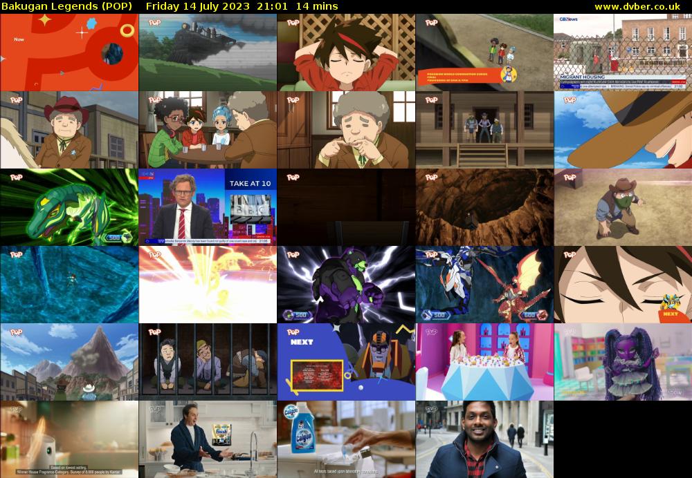 Bakugan Legends (POP) Friday 14 July 2023 21:01 - 21:15