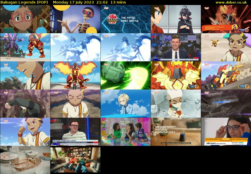 Bakugan Legends (POP) Monday 17 July 2023 21:02 - 21:15