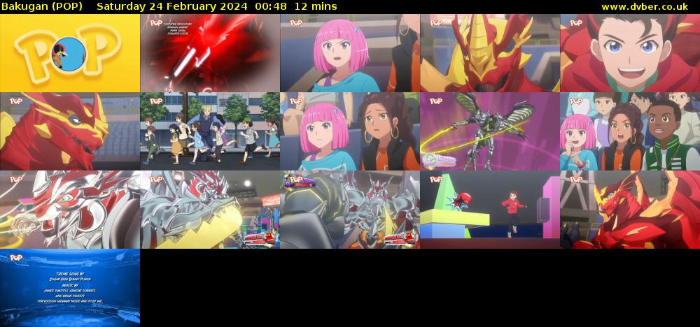 Bakugan (POP) Saturday 24 February 2024 00:48 - 01:00