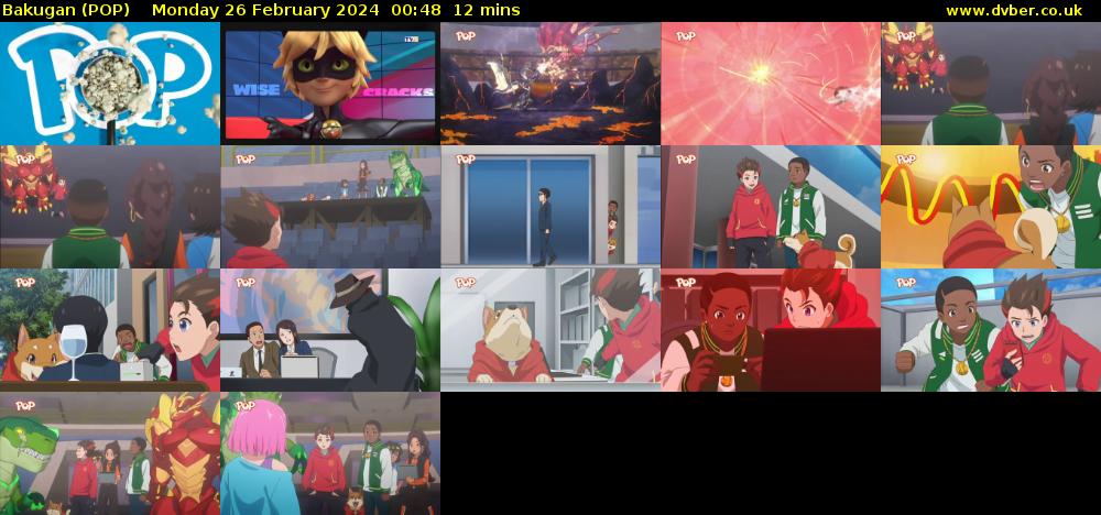 Bakugan (POP) Monday 26 February 2024 00:48 - 01:00
