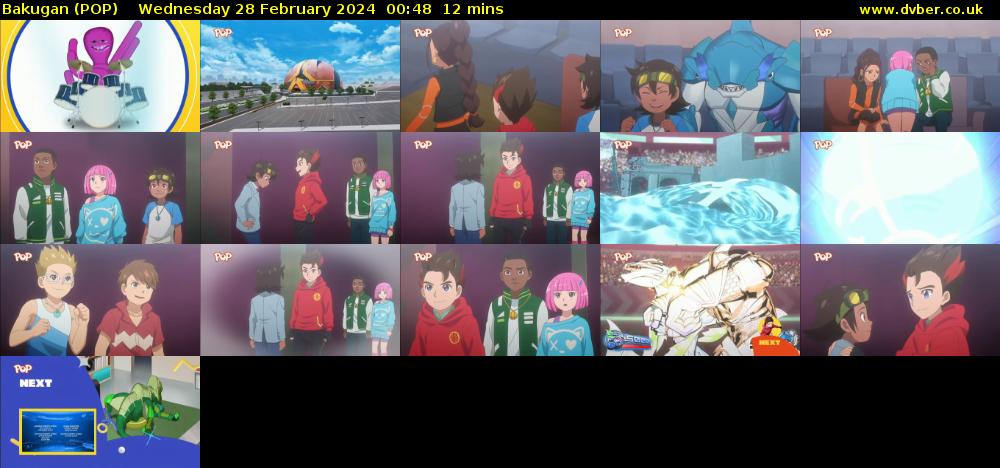 Bakugan (POP) Wednesday 28 February 2024 00:48 - 01:00