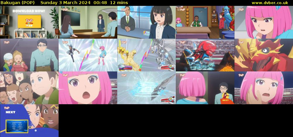 Bakugan (POP) Sunday 3 March 2024 00:48 - 01:00