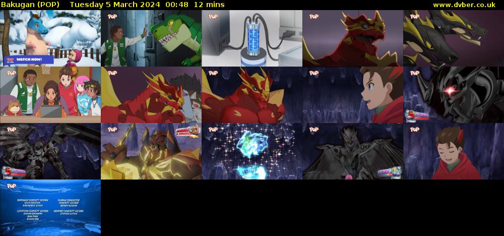 Bakugan (POP) Tuesday 5 March 2024 00:48 - 01:00