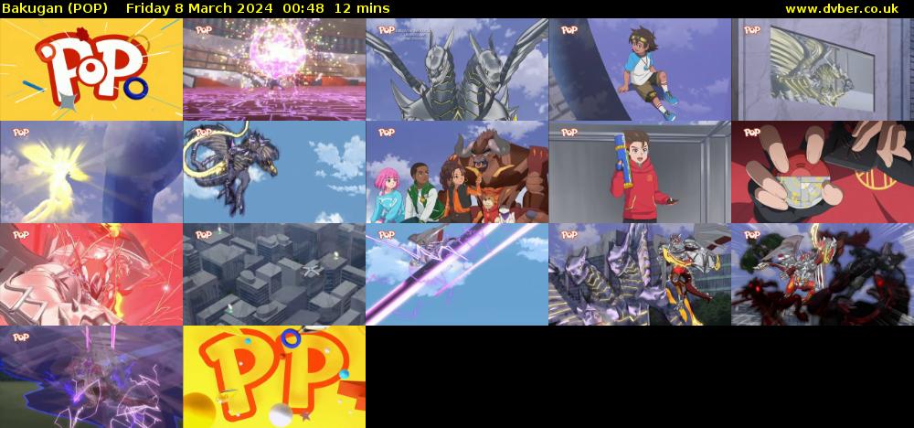 Bakugan (POP) Friday 8 March 2024 00:48 - 01:00
