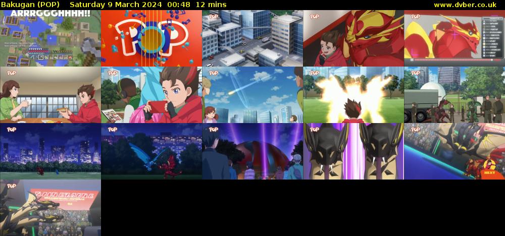 Bakugan (POP) Saturday 9 March 2024 00:48 - 01:00