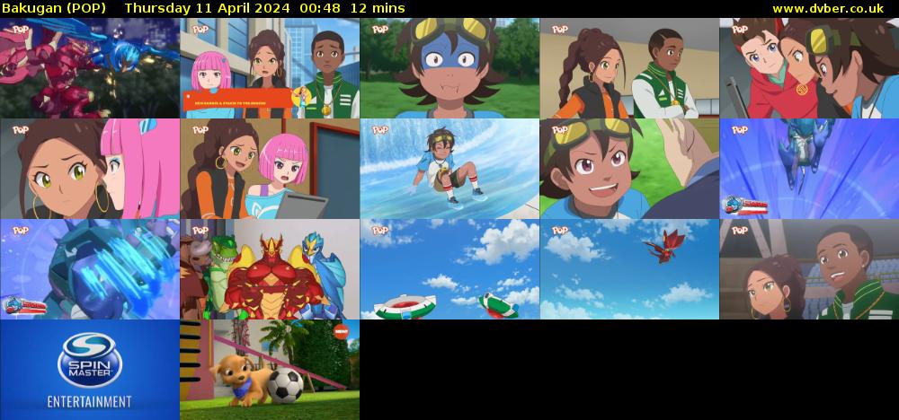 Bakugan (POP) Thursday 11 April 2024 00:48 - 01:00