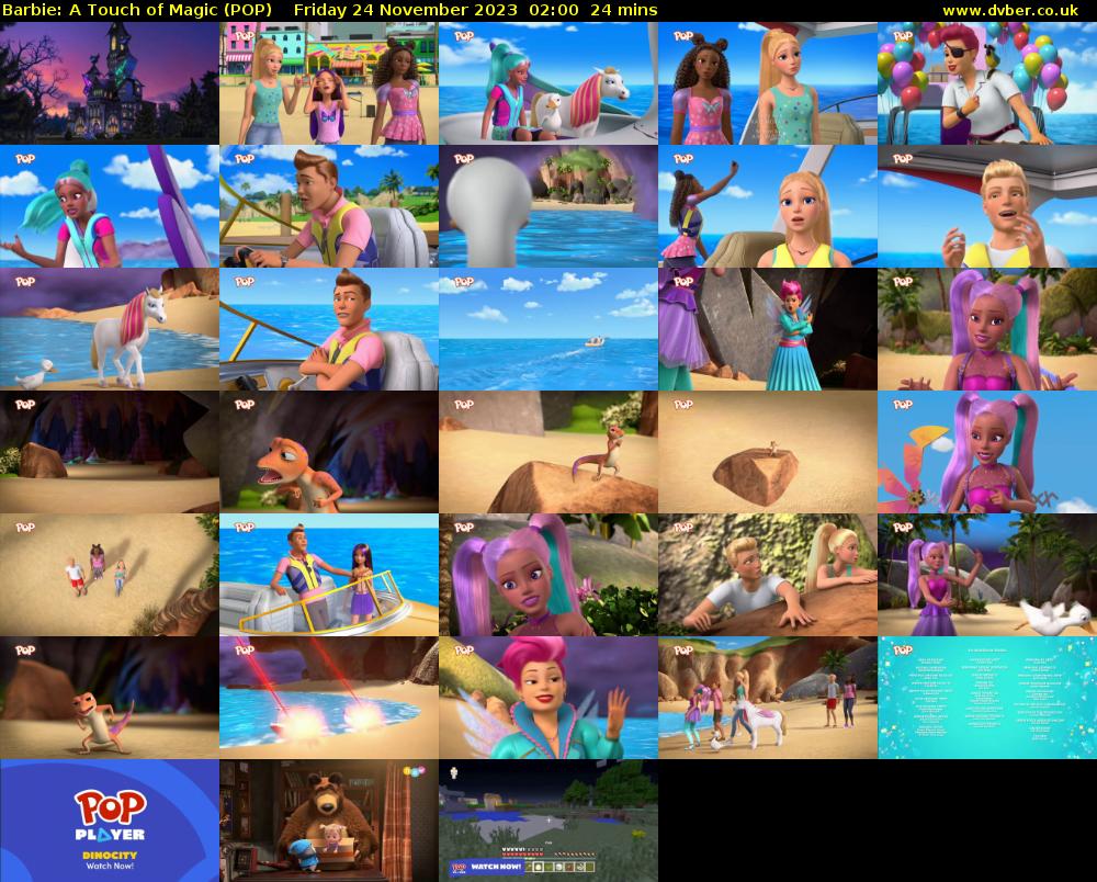 Barbie: A Touch of Magic (POP) Friday 24 November 2023 02:00 - 02:24
